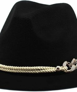 Lady Fashion Wide Brim Felt Fedora GR29